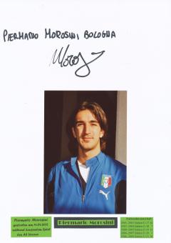 Piermario Morosini † 2012   Italien  Fußball Autogramm 30 x 20 cm Karte original signiert 