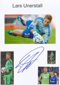 Lars Unerstall  FC Schalke 04  Fußball Autogramm 30 x 20 cm Karte original signiert 
