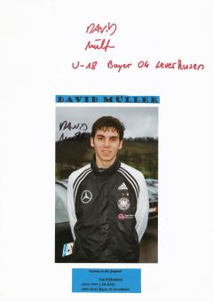 2  x  David Müller  DFB  Fußball Autogramm 30 x 20 cm Karte original signiert 