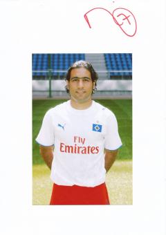 Vahid Hashemian  Hamburger SV  Fußball Autogramm 30 x 20 cm Karte original signiert 