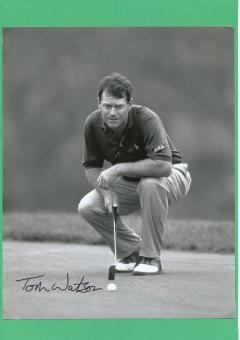 Tom Watson  USA  Golf  Autogramm 20 x 25 cm Foto original signiert 