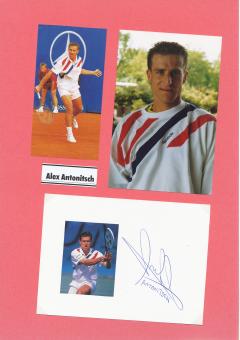Alex Antonitsch  Österreich  Tennis  Autogramm 30 x 20 cm Karte original signiert 