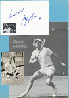 2  x  Wilhelm Bungert  Tennis  Autogramm 30 x 20 cm Karte original signiert 