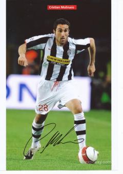 Cristian Molinaro  Juventus Turin  Fußball Autogramm 20 x 30 cm Foto original signiert 