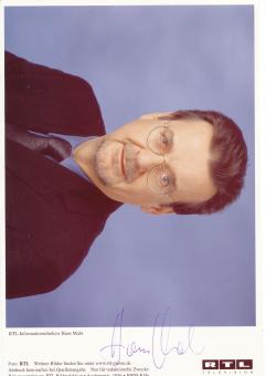 Hans Mahr  RTL   Autogramm Foto original signiert 