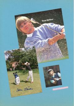 Sven Strüver  Golf Autogramm Karte original signiert 