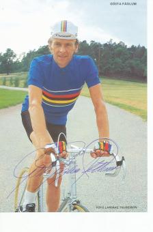 Gösta Pettersson  Schweden   Radsport  Autogrammkarte  original signiert 