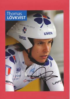 Thomas Lövkvist  Schweden   Radsport  Autogrammkarte  original signiert 
