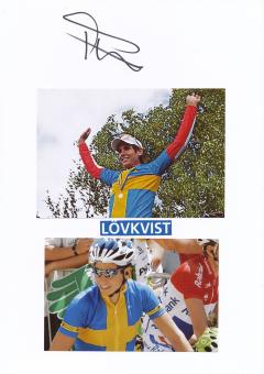 Thomas Lövkvist  Schweden   Radsport  Autogramm Karte original signiert 