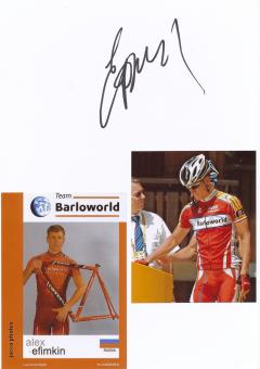 Alex Efimkin  Radsport  Autogramm Karte original signiert 