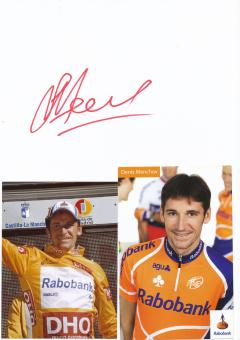 Denis Menchov  Radsport  Autogramm Karte original signiert 