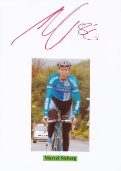 Marcel Sieberg  Radsport  Autogramm Karte original signiert 