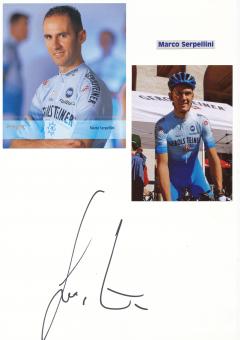 Marco Serpellini   Radsport  Autogramm Karte original signiert 