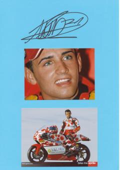 Hector Barbera  Spanien   Motorrad Autogramm Karte  original signiert 