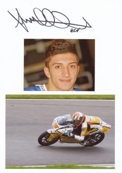 Andrea Iannone  Italien   Motorrad Autogramm Karte  original signiert 