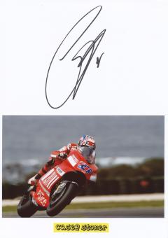 Casey Stoner  Australien   Motorrad Autogramm Karte  original signiert 