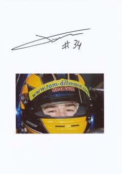 Tom Dillmann   Auto Motorsport Autogramm Karte  original signiert 