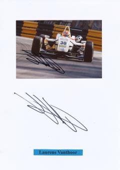 2  x  Laurens Vanthoor  Belgien  Auto Motorsport Autogramm Karte  original signiert 