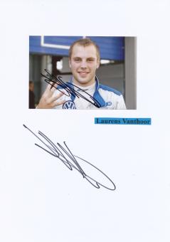 2  x  Laurens Vanthoor  Belgien  Auto Motorsport Autogramm Karte  original signiert 