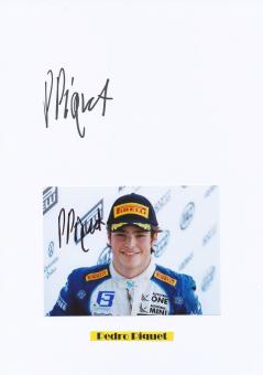 2  x  Pedro Piquet  Brasilien  Auto Motorsport Autogramm Karte  original signiert 