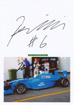 2  x  Kimiya Sato  Japan  Auto Motorsport Autogramm Karte  original signiert 