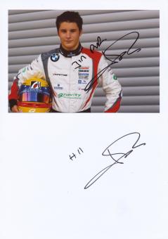 2  x  Johan Jokinen  Dänemark  Auto Motorsport Autogramm Karte  original signiert 