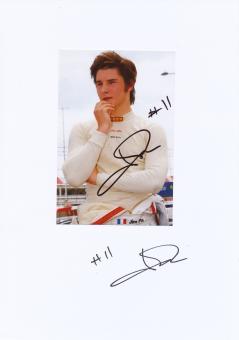 2  x  Olivier Pla  Frankreich  Auto Motorsport Autogramm Karte  original signiert 