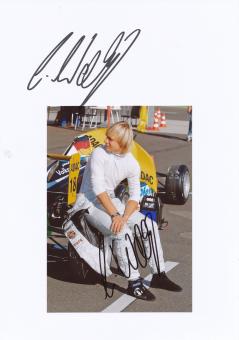 2  x  Lucas Wolf  Auto Motorsport Autogramm Karte  original signiert 
