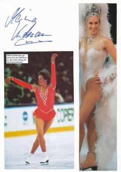 Marina Kielmann  Eiskunstlauf  Autogramm Karte  original signiert 