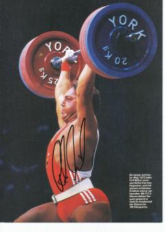 Rolf Milser  Gewichtheben  Autogramm Bild original signiert 