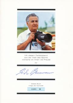 Erich Baumann Olympia Fotograf 1976   Autogramm Bild original signiert 