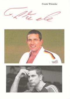 Frank Wieneke  Judo  Autogramm Karte  original signiert 