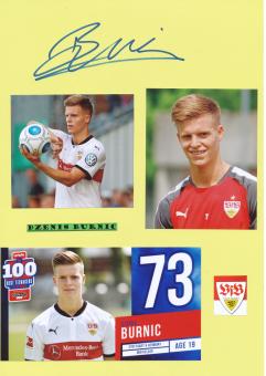 Dzenis Burnic  VFB Stuttgart  Autogramm Karte  original signiert 