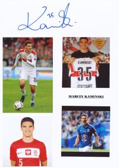 Marcin Kaminski  VFB Stuttgart  Autogramm Karte  original signiert 