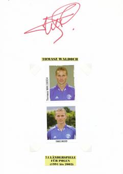 Tomasz Waldoch  FC Schalke 04  Autogramm Karte  original signiert 