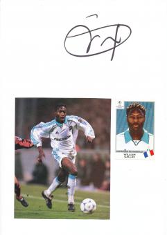 William Gallas  Olympique Marseille  Autogramm Karte  original signiert 