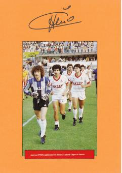 Jean Luc Ettori  Frankreich  WM 1982 Autogramm Karte  original signiert 