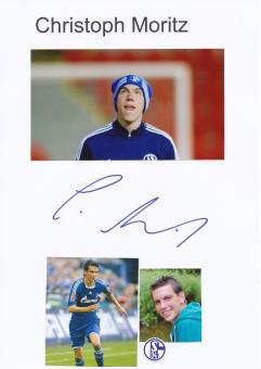 Christoph Moritz  FC Schalke 04  Autogramm Karte  original signiert 