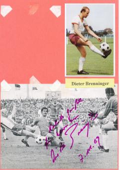 Dieter Brenninger  FC Bayern München  Autogramm Karte  original signiert 