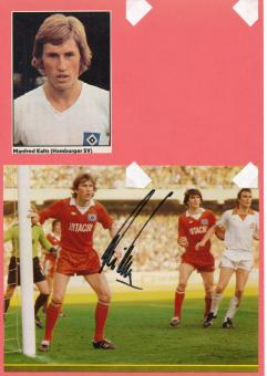 Manfred Kaltz  Hamburger SV  Autogramm Karte  original signiert 