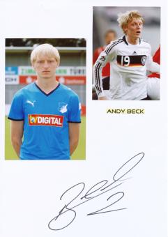 Andreas Beck  DFB  Autogramm Karte  original signiert 