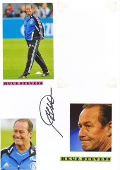 Huub Stevens  FC Schalke 04  Autogramm Karte  original signiert 