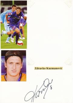 Zdravko Kuzmanovic  AC Florenz  Autogramm Karte  original signiert 