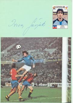 Ivan Surjak  Jugoslawien  WM 1982  Autogramm Karte  original signiert 