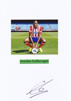 Joshua Guilavogui  Atletico Madrid  Autogramm Karte  original signiert 