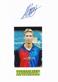 Frederic Dehu  FC Barcelona  Autogramm Karte  original signiert 