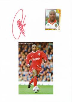 Souleymane Camara  FC Liverpool  Autogramm Karte  original signiert 