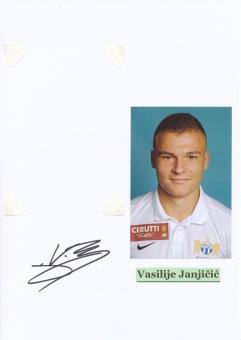 Vasilije Janjicic  FC Zürich  Autogramm Karte  original signiert 