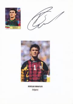 Borislaw Michajlow  Bulgarien WM 1994  Autogramm Karte  original signiert 