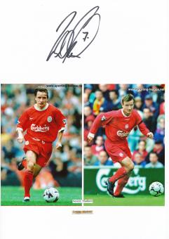 Vladimir Smicer  FC Liverpool  Autogramm Karte  original signiert 